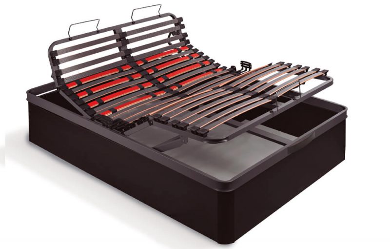 Tapa canapé articulado multiláminas 1 motor
